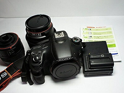 【中古】 SONY ミラーレス一眼 α58 ダブルズームレンズキット DT 18-55mm F3.5-5.6 SAM II+DT 55-200mm F4-5.6 SAM付属 SLT-A58Y