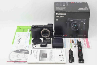 【中古】 パナソニック ミラーレス一眼カメラ ルミックス GX7 ボディ ブラック DMC-GX7-K