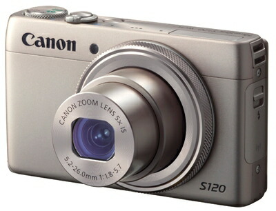 【中古】 Canon デジタルカメラ PowerShot S120(シルバー) F値1.8 広角24mm 光学5倍ズーム PSS120(SL)