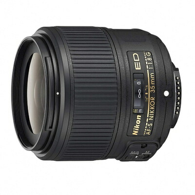 【中古】 Nikon 単興味の中心水晶体 AF-S NIKKOR 35粍 f/1.8G ED フルサイズ相応う