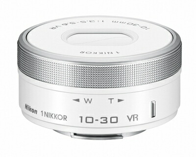 【中古】 Nikon 標準ズームレンズ1 NIKKOR VR 10-30mm f/3.5-5.6 PD-ZOOM ホワイト 1NVR10-30PDWH