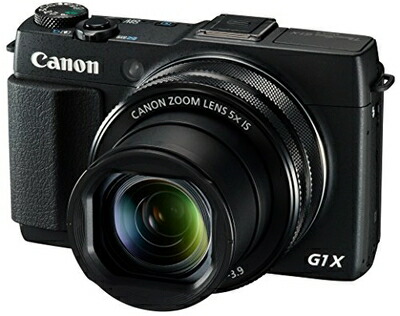 【中古】 Canon デジタル写真機 Power Shot G1 X Mark II 光学5倍望遠レンズ F値2.0 黒いこと PSG1X MARKII