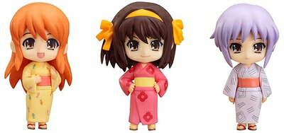 【中古】 涼宮ハルヒの憂鬱 ねんどろいどぷち ハルヒ夏祭りセット (ノンスケール ABS&PVC塗装済み可動フィギュア)|Haute Produit