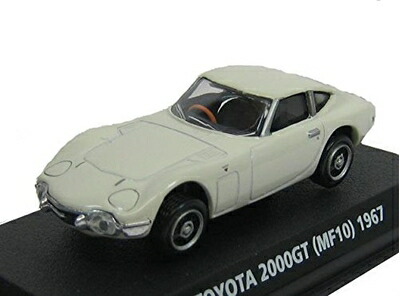 【中古】 コナミ 1/64 絶版名車コレクション Vol,1 トヨタ 2000GT 初期 型式MF10 1967 白