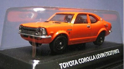【中古】 コナミ 1/64 絶版名車コレクション Vol,2 トヨタ カローラレビン 型式TE27 1972 オレンジ｜Haute Produit