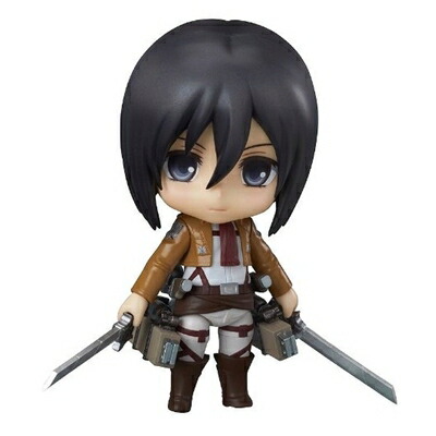 【中古】 進撃の巨人 ねんどろいど ミカサ・アッカーマン (ノンスケール ABS&PVC塗装済み可動フィギュア)|Haute Produit