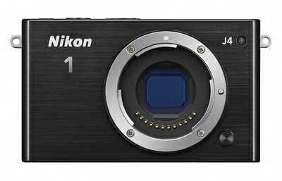 【中古】 Nikon 鏡鑑受け答え一眼 Nikon1 J4 上半身 黒いこと J4BK