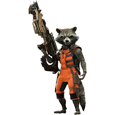 【中古】 ムービー・マスターピース ガーディアンズ・オブ・ギャラクシー ロケット 1/6スケール プラスチック製 塗装済み可動フィギュア