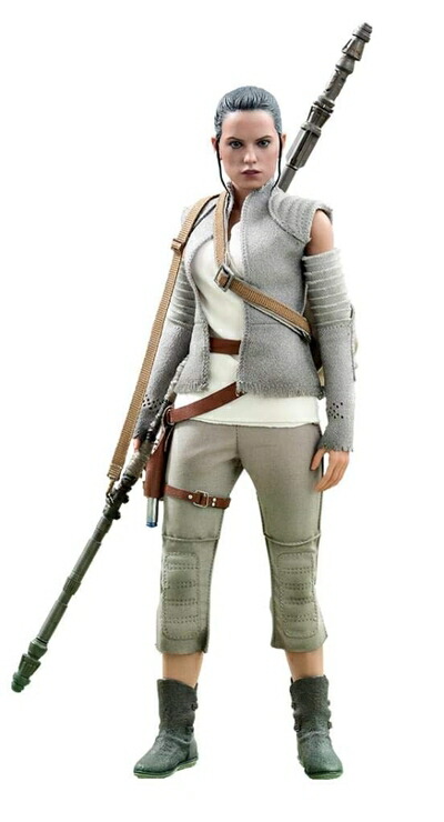 【中古】 Hot Toys　「スター・ウォーズ エピソード7／フォースの覚醒」レイ（レジスタンス衣装）1／6サイズ・フィギュア