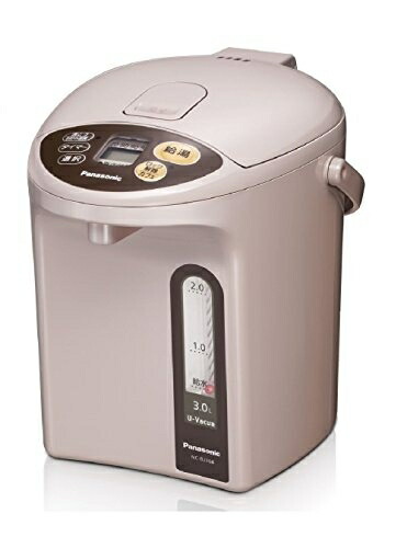 【中古】 パナソニック 電気ポット 3.0リットル 真空断熱 省エネ保温 お好み温度調節 給湯量(2段階+コーヒー用) ベージュ NC-BJ304-C|Haute Produit