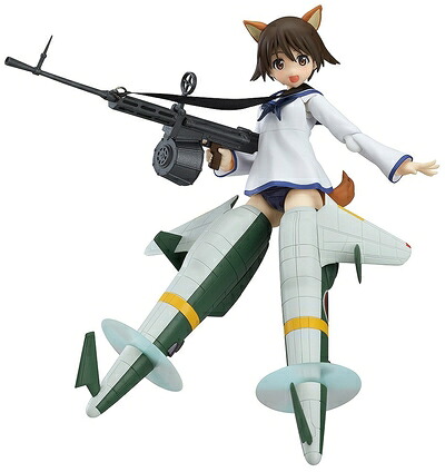 【中古】 figma ストライクウィッチーズ 劇場版 宮藤芳佳 震電ver. ノンスケール ABS&PVC製 塗装済み可動フィギュア|Haute Produit