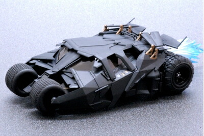 【中古】 特撮リボルテック043 バットマン・ビギンズ ダークナイト ダークナイト・ライジング バットモービルタンブラー ノンスケール ABS&PVC製 塗装済み アクションフィギュア