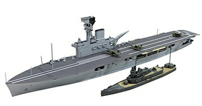【中古】 青島文化教材社 1/700 ウォーターラインシリーズ イギリス海軍 航空母艦HMSハーミーズ リシュリュー攻撃時 プラモデル