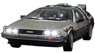 【中古】 ムービー・マスターピース バック・トゥ・ザ・フューチャー 1/6スケールビークル デロリアン・タイムマシン