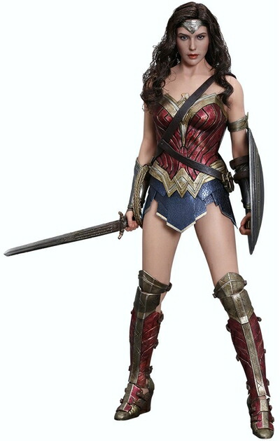 【中古】 ムービー・マスターピース バットマン vs スーパーマン ジャスティスの誕生 ワンダーウーマン 1/6スケール プラスチック製 塗装済み可動フィギュア