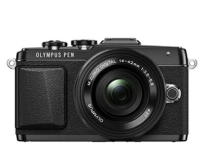 【中古】 OLYMPUS PEN Lite E-PL7 14-42mm EZレンズキット ブラック ミラーレス一眼 E-PL7 EZ LKIT BLK