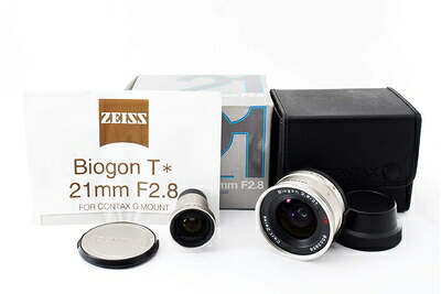 【中古】 Contax コンタックス G用 Biogon 21mm F2.8 T* ファインダー付き|Haute Produit