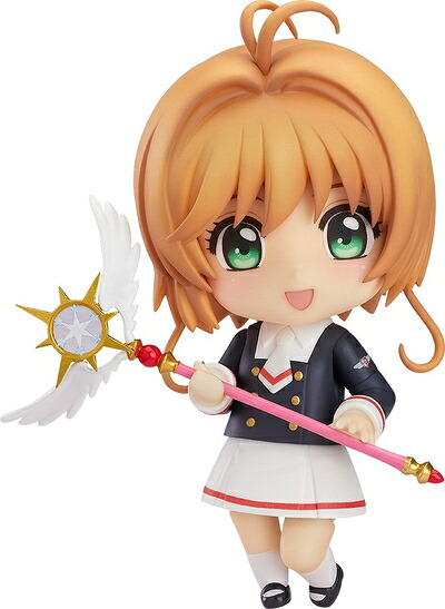 【中古】 ねんどろいど カードキャプターさくら クリアカード編 木之本桜 友枝中学校制服Ver. ノンスケール ABS&PVC製 塗装済み可動フィギュア|Haute Produit