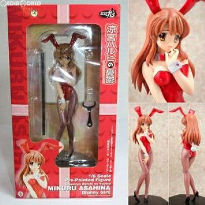 【中古】 涼宮ハルヒの憂鬱 朝比奈みくる バニーガールVer レッドバニーVer (1/6スケールPVC塗装済み完成品)|Haute Produit
