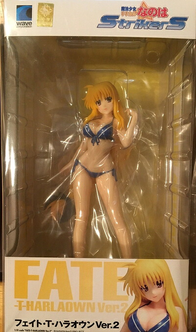 【中古】 BEACH QUEENS 魔法少女リリカルなのはStrikerS フェイト・T・ハラオウン Ver.2 1/10スケール PVC製 塗装済み完成品フィギュア｜Haute Produit