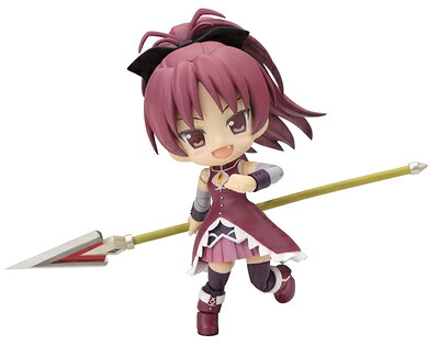【中古】 コトブキヤ キューポッシュ 魔法少女まどか☆マギカ 佐倉杏子 ノンスケール PVC製 塗装済み可動フィギュア|Haute Produit