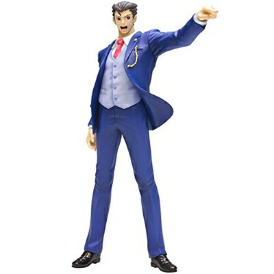 【中古】 逆転裁判5 成歩堂龍一 1/10スケール PVC＆ABS製 塗装済み完成品フィギュア画像