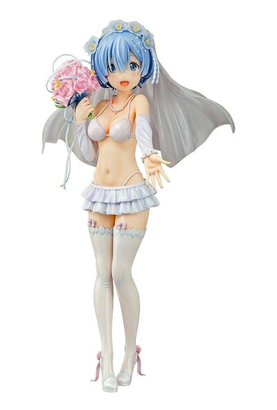 【中古】 Re:ゼロから始める異世界生活 レム ウェディングVer. 1/7スケール ABS&PVC製 塗装済み完成品フィギュア