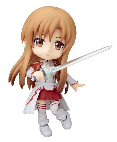 【中古】 コトブキヤ キューポッシュ ソードアート・オンライン アスナ ノンスケール PVC製 塗装済み可動フィギュア｜Haute Produit 14,014円