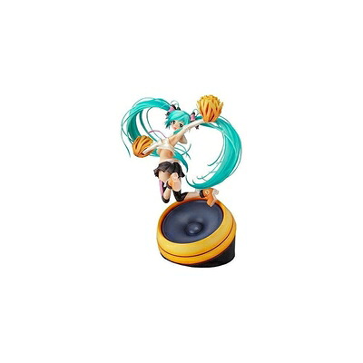 【中古】 初音ミク Cheerful Ver. 1/8 完成品フィギュア キャラクターボーカルシリーズ01 (GOOD SMILE ONLINE SHOP限定)