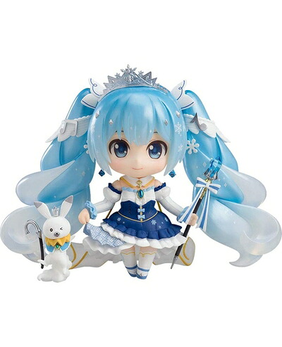 【中古】 ねんどろいど キャラクター・ボーカル・シリーズ01 初音ミク 雪ミク Snow Princess Ver. ノンスケール ABS&PVC製 塗装済み可動フィギュア｜Haute Produit