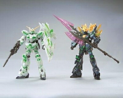【中古】 バンダイ(BANDAI) HGUC 1/144 ユニコーンガンダム1号機＆2号機Ver. GFT（STRIKES ODAIBA SET）（ガンダムフロント東京限定）