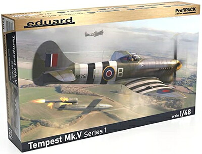 【中古】 エデュアルド 1/48 イギリス空軍 ホーカー テンペストMk.5 シリーズ1 プラモデル EDU82121|Haute Produit