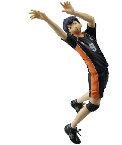 【中古】 ハイキュー!! プレイヤーズシリーズ 影山飛雄 1/8 スケール 塗装済み 完成品フィギュア