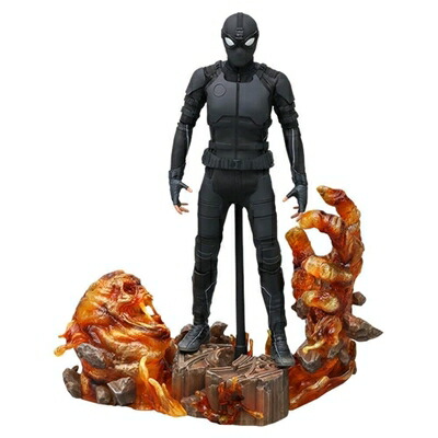 【中古】 【ムービー・マスターピース】『スパイダーマン:ファー・フロム・ホーム』1/6スケールフィギュア スパイダーマン(ステルススーツ/デラックス版)