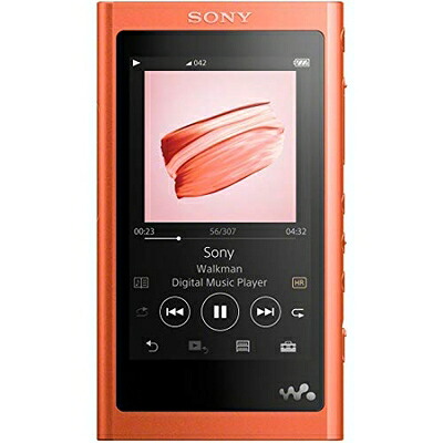 【中古】 ソニー ウォークマン Aシリーズ 16GB NW-A55HN : MP3プレーヤー Bluetooth microSD対応 ハイレゾ対応 最大45時間連続再生 2018年モデル トワイライトレッド NW-A55HN R｜Haute Produit 24,375円