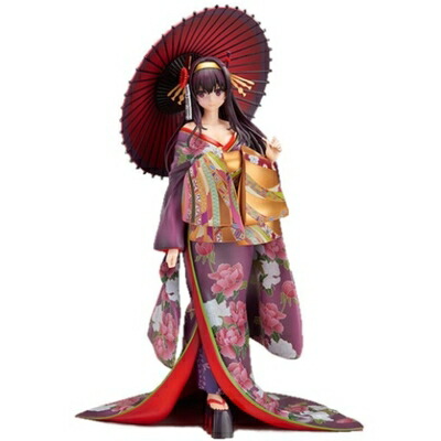 【中古】 冴えない彼女の育てかた 霞ヶ丘詩羽 和服ver. 1/8 完成品フィギュア(アニプレックスプラス限定)
