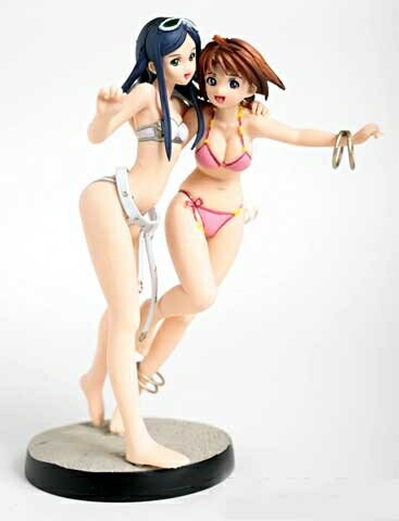 【中古】 舞-HiME コレクションフィギュア 番外編 ピチピチ夏の大冒険 舞衣&なつき フィギュア (ノンスケール PVC製 塗装済 完成品)画像
