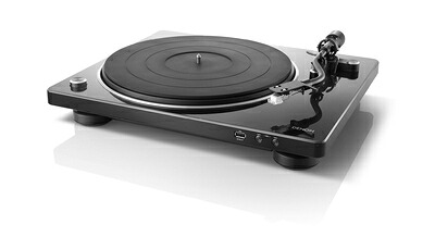 【中古】 デノン Denon DP-450USB レコードプレーヤー USB録音対応 ブラック DP-450USB-BKEM
