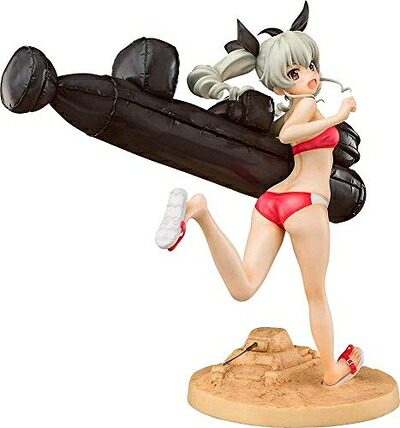 【中古】 ガールズ&パンツァー 劇場版 アンチョビ 1/7スケール ABS&PVC製 塗装済み完成品フィギュア