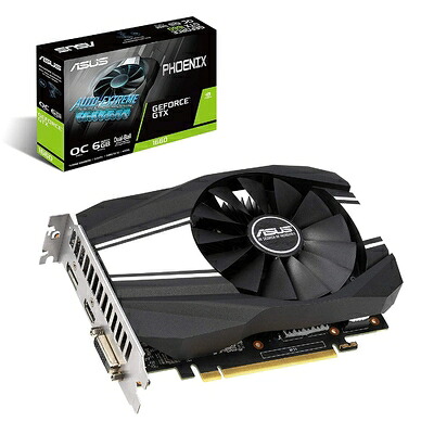 【中古】 ASUS NVIDIA GeForce GTX 1660 搭載 デュアルボールベアリングファンモデル 6G PH-GTX1660-O6G|Haute Produit