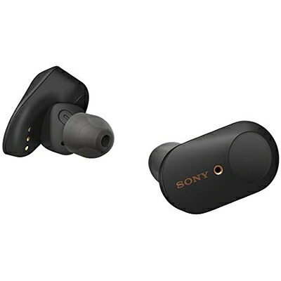 【中古】 ソニー ワイヤレスノイズキャンセリングイヤホン WF-1000XM3 : 完全ワイヤレス/ Alexa搭載 /Bluetooth/ハイレゾ相当 最大6時間連続再生 2019年モデル / マイク付き 360 Reality Audio認定モデル ブラック WF-1000XM3 BM