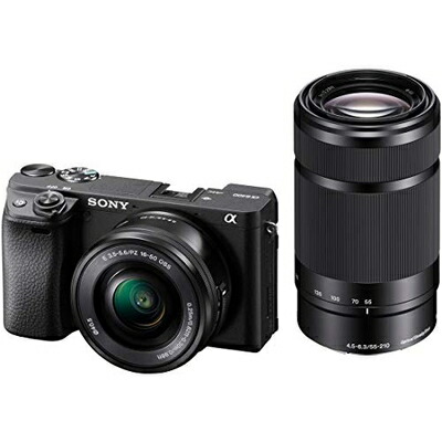 【中古】 ソニー(SONY) APS-C ミラーレス一眼カメラ α6400 ダブルズームレンズキット(同梱レンズ:SELP1650+SEL55210) ブラック ILCE-6400Y B｜Haute Produit