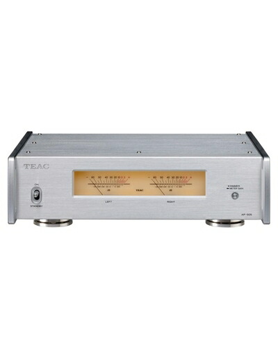 【中古】 TEAC(ティアック) AP-505-S しろがね色 ステレオパワーアンプ 小型 パウダーコンパクト ピュアオーディオ 平衡にするインプット バイアンプリファイアー BTL アナログ 気泡管水準器米突 針 静音 気違い受け答え