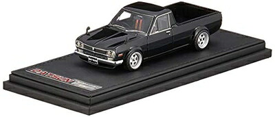 【中古】 イグニッションモデル 1/43 ニッサン ハコトラ ロング ブラック 完成品