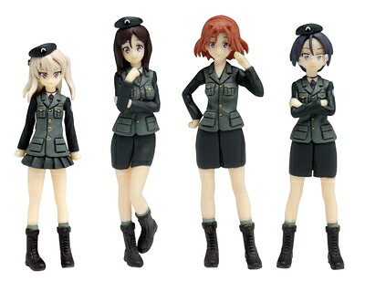 【中古】 プラッツ ガールズ&パンツァー劇場版 大学選抜チーム フィギュアセット 1/35スケール プラモデル GPF-18|Haute Produit