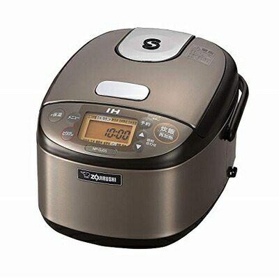 【中古】 象印 IH炊飯ジャー 3合炊き 炊飯器 極め炊き NP-GV05-XT ステンレスブラウン