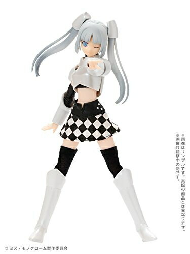 【中古】 AZONE 1/12 ピコニーモキャラクターシリーズ AK002 ミス・モノクローム-The Animation- ミス・モノクローム 【ドール】 【1/12スケール (全高約15cm) 】画像