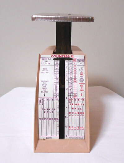 【中古】 【置き手紙規摸 LETTER SCALE COUNTESS II MODEL P-2 2 LBS. BY 1/2OZ 】 COPYRIGHT 1971