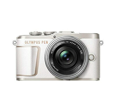 【中古】 OLYMPUS ミラーレス一眼カメラ PEN E-PL10 14-42mm EZレンズキット ホワイト