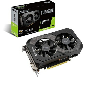 【中古】 ASUS NVIDIA GeForce GTX 1660 SUPER 搭載 デュアルファンモデル 6G TUF-GTX1660S-O6G-GAMING